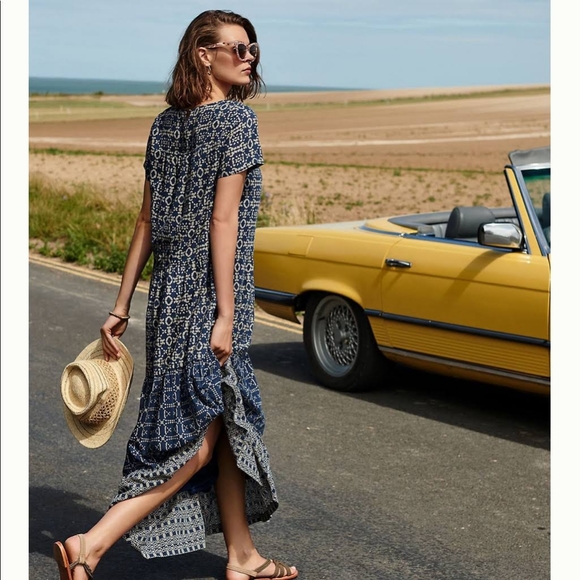 Anthropologie Dresses & Skirts - Merida Tiered Maxi Dress Anthropologie sz L,tribal print,boho,